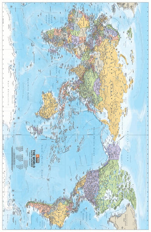 World Political Pacific Centred Map 14th Edition | Hema Maps - Maps | A247 Gear