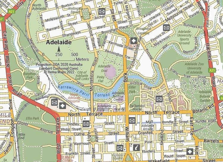 Australia Handy Map | Hema Maps | A247 Gear