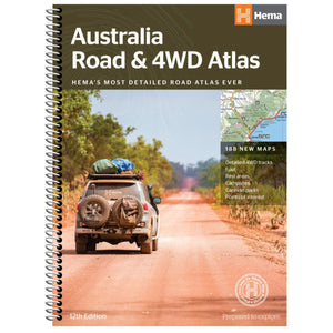 Australia Road & 4WD Atlas (Perfect Bound) - 252 x 345mm | Hema Maps | A247 Gear