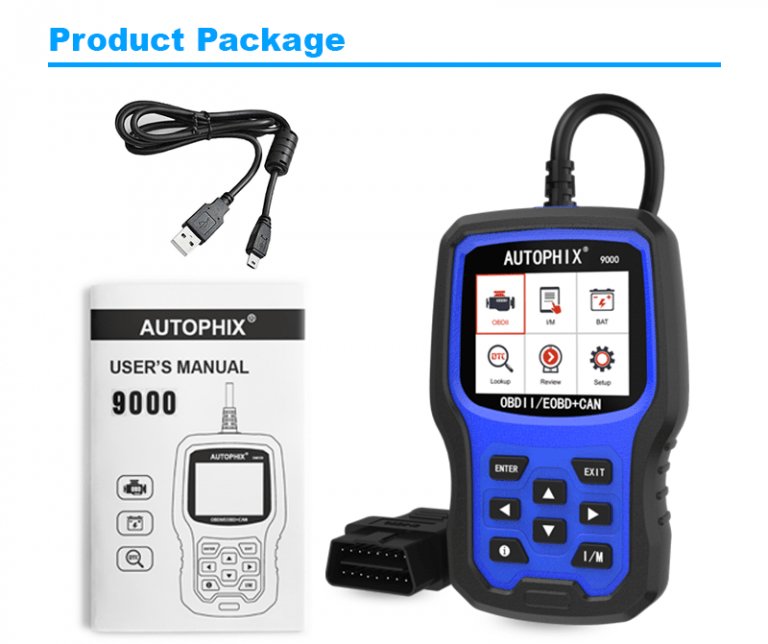 AUTOPHIX 9000 OBDII+EOBD/CAN Universal Code Reader | Autophix | A247 Gear