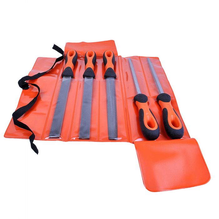 BAHCO Engineering File Set 4 Bastard/1 Second Cut 250 mm - 5 Pcs - A247 ...