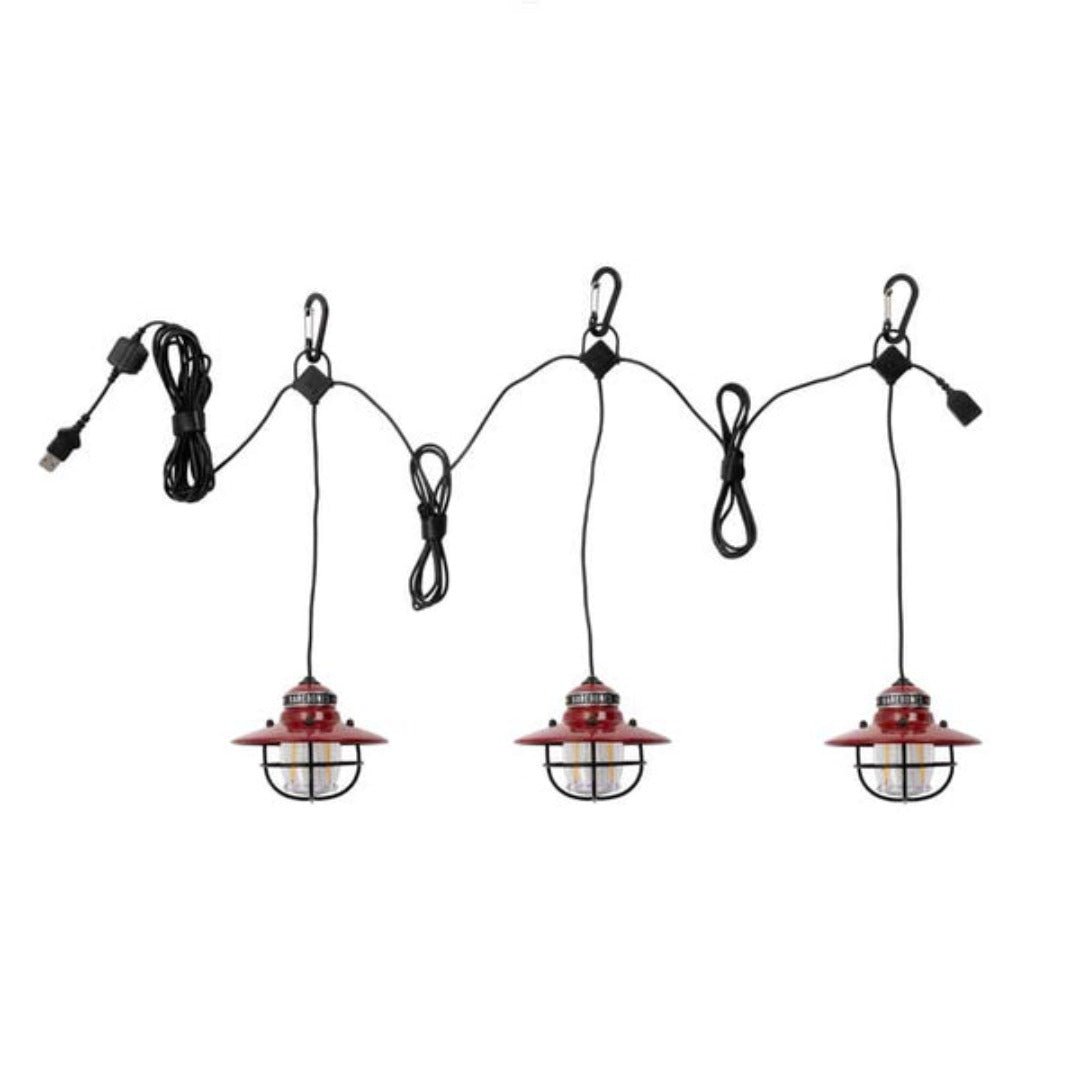 Barebones - Edison String Lights (Red) | Barebones | A247 Gear