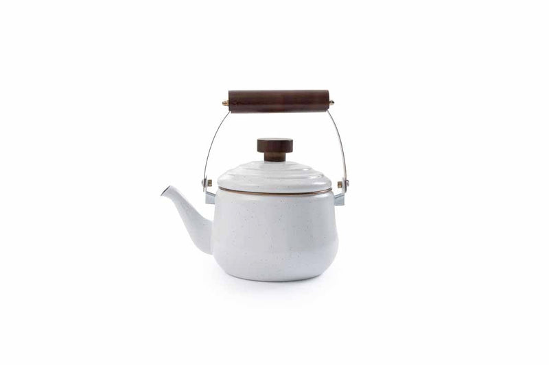 Load image into Gallery viewer, Barebones - Enamel Teapot - Egg Shell | Barebones | A247 Gear
