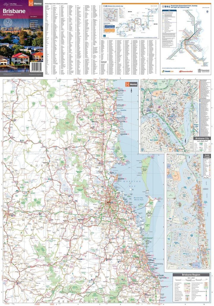 Brisbane & Region Map | Hema Maps | A247 Gear