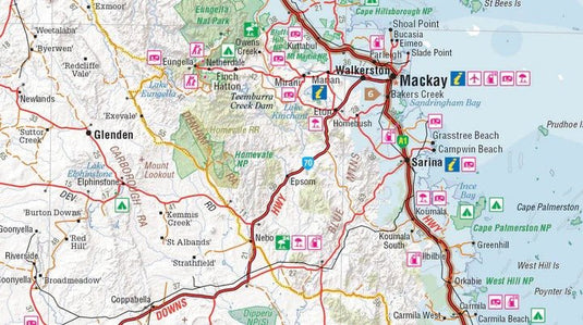 Brisbane to Cairns Map | Hema Maps | A247 Gear