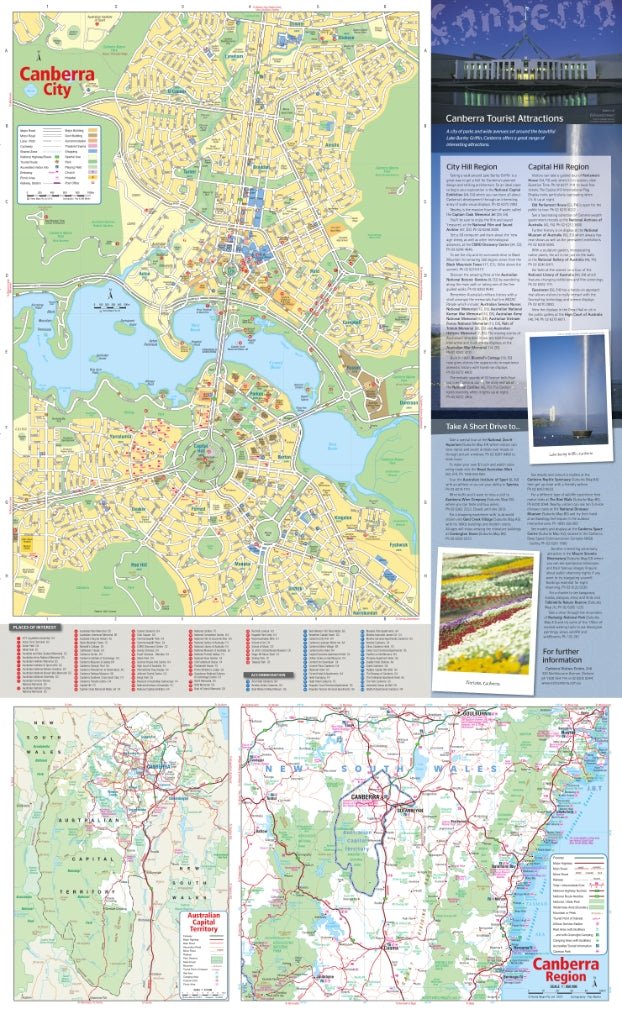 Canberra & Region Map | Hema Maps | A247 Gear