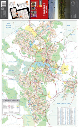 Canberra & Region Map | Hema Maps | A247 Gear