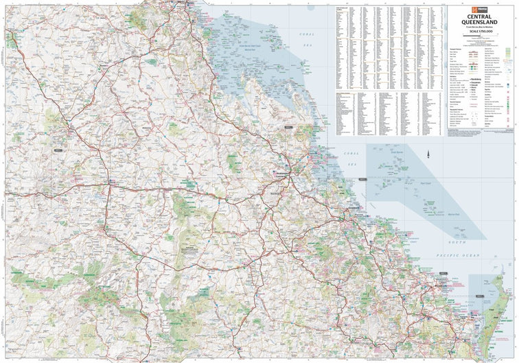 Central Queensland Map | Hema Maps | A247 Gear