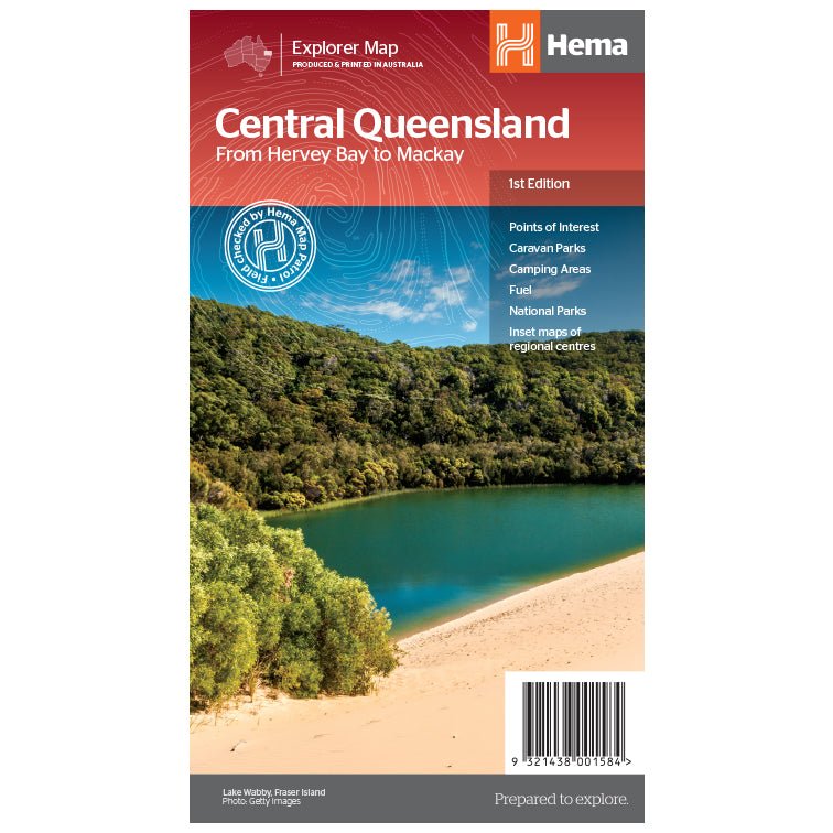 Load image into Gallery viewer, Central Queensland Map | Hema Maps | A247 Gear
