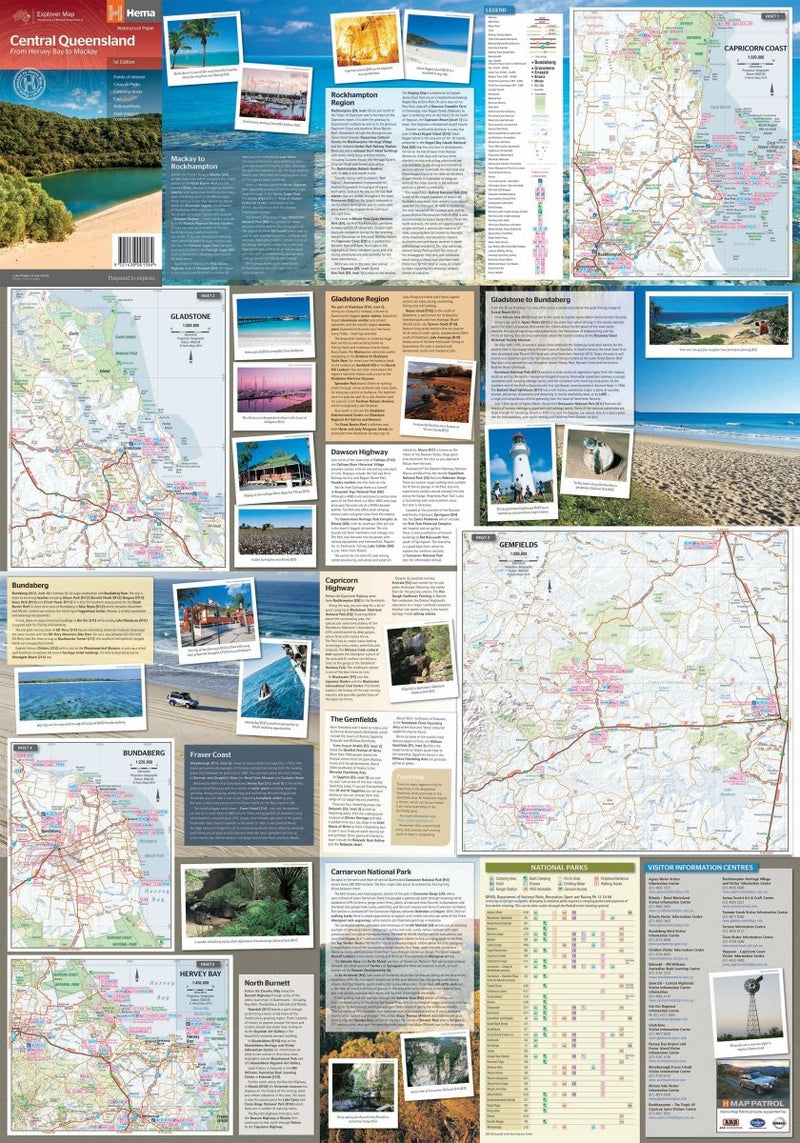 Load image into Gallery viewer, Central Queensland Map | Hema Maps | A247 Gear
