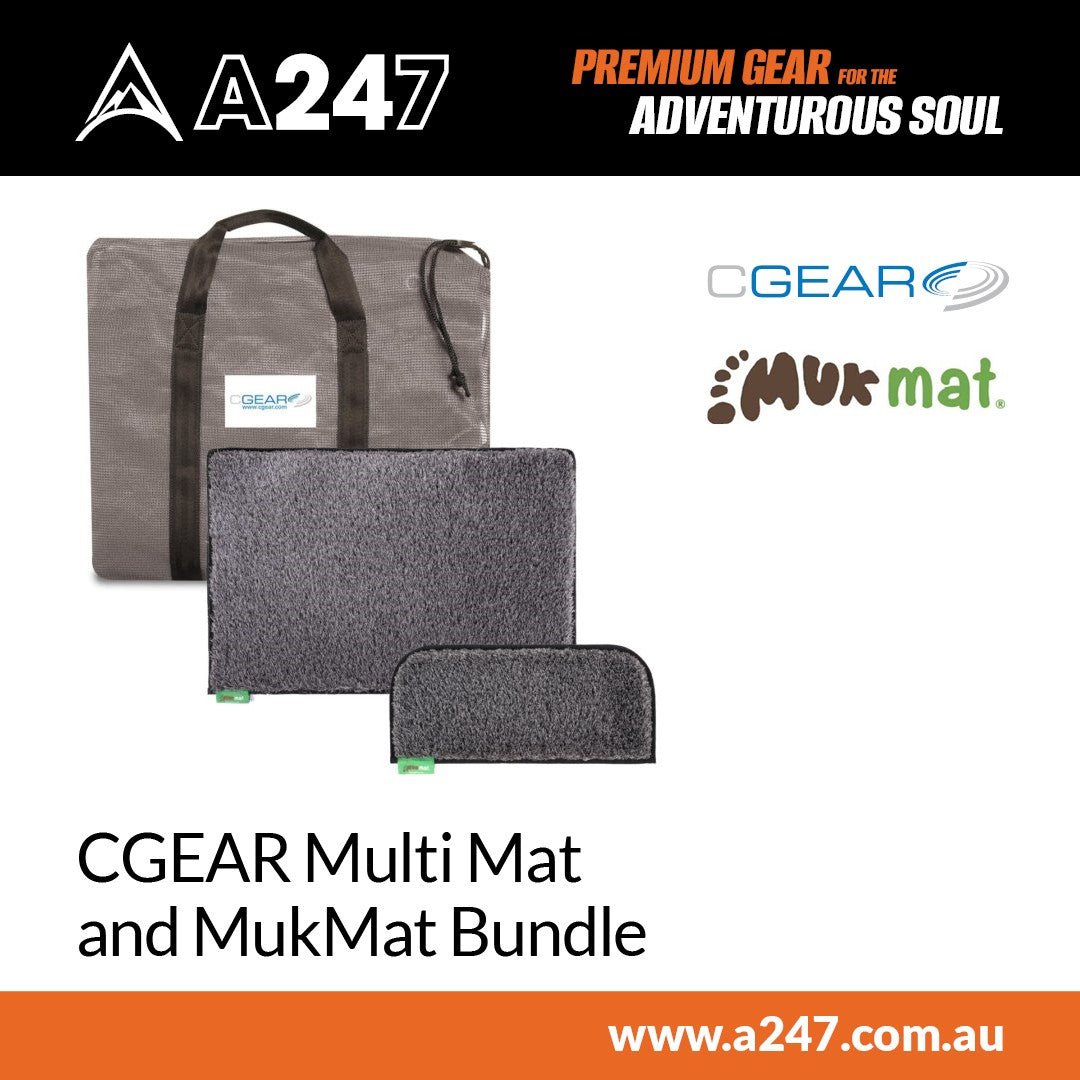 CGEAR Multi Mat and MukMat Bundle GREY | A247 Gear | A247 Gear