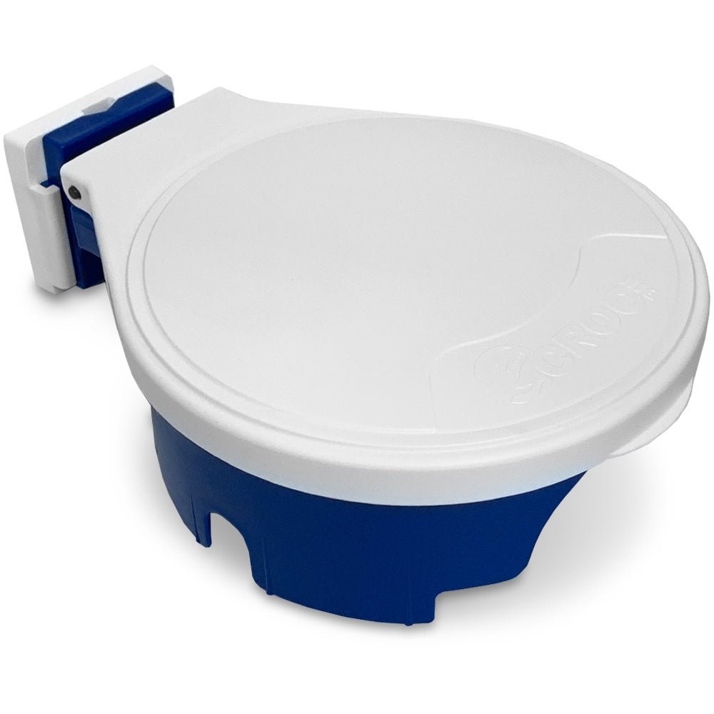 Croc Bin V2 - pole or surface mounted Flip lid bin | Supapeg Australia | A247 Gear
