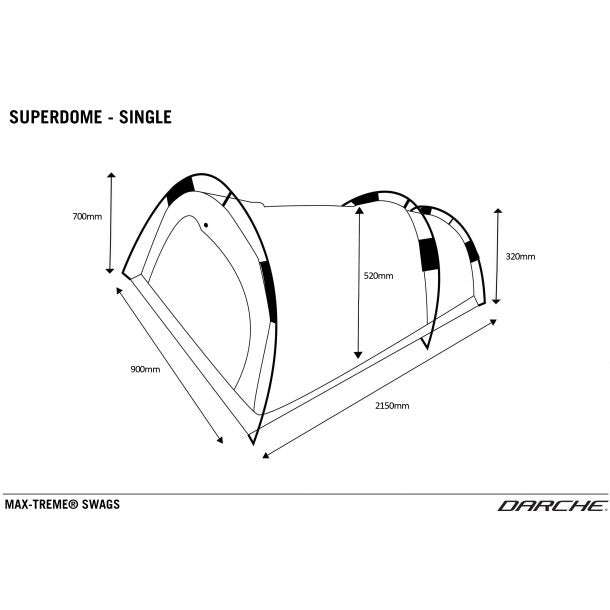 DARCHE - SUPERDOME SINGLE SWAG | Darche | A247 Gear