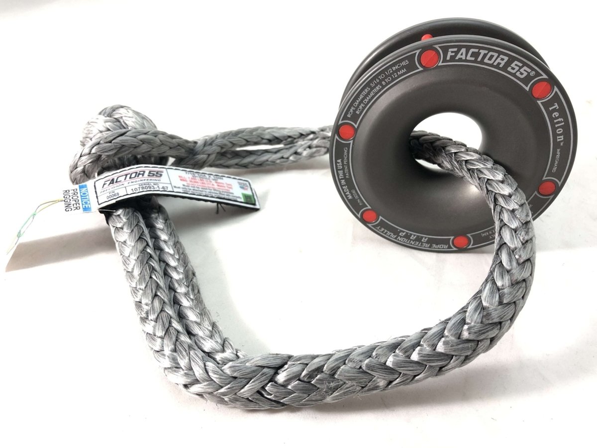 Factor 55 Rope Retention Pulley (Recovery Ring) | Factor 55 | A247 Gear