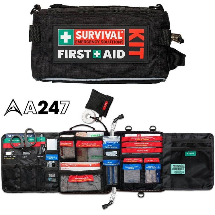 First Aid Kit + Fire Extinguisher Vehicle Safety Bundle | A247 Gear | A247 Gear