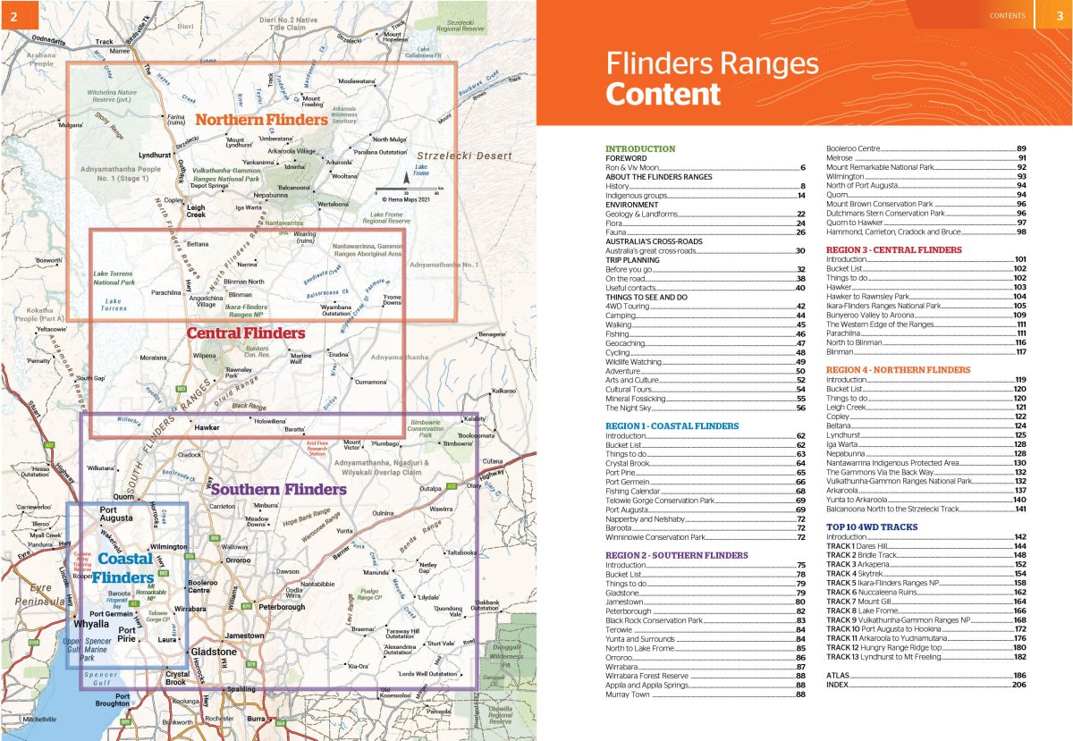 Flinders Ranges Atlas & Guide | Hema Maps | A247 Gear