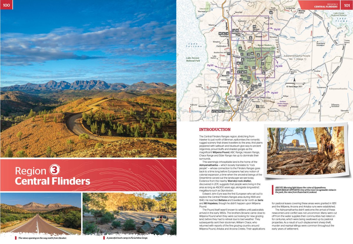 Flinders Ranges Atlas & Guide | Hema Maps | A247 Gear