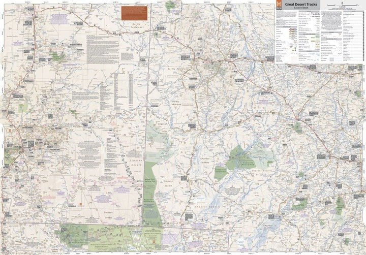 Great Desert Tracks Eastern Sheet | Hema Maps | A247 Gear