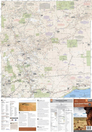 Great Desert Tracks Western Sheet | Hema Maps | A247 Gear