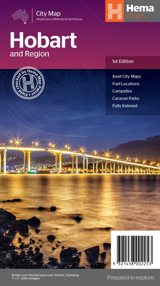 Load image into Gallery viewer, Hobart &amp; Region Map | Hema Maps | A247 Gear
