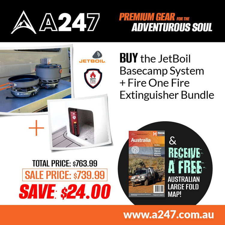 JetBoil Basecamp System & Fire Extinguisher Bundle | Jetboil | A247 Gear