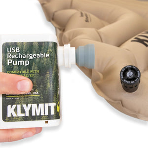 KLYMIT USB Rechargeable Pump - White | Klymit | A247 Gear