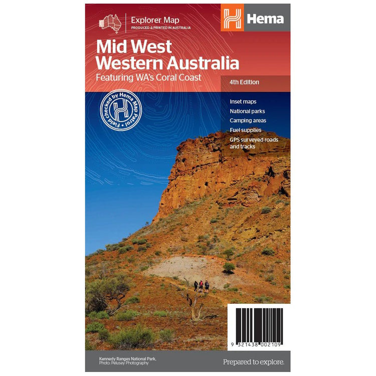 Mid West Western Australia Map | Hema Maps | A247 Gear