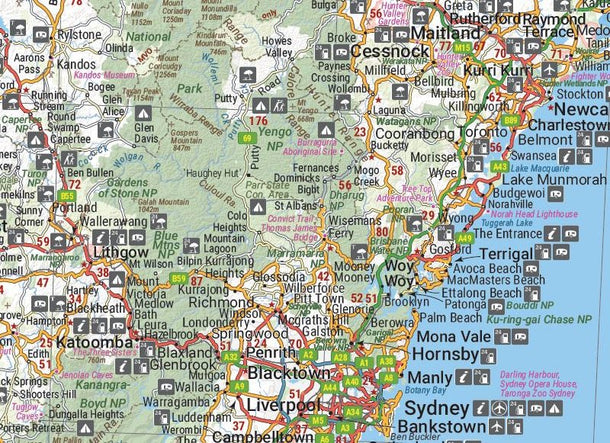 New South Wales Handy Map | Hema Maps | A247 Gear