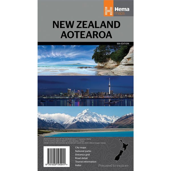 New Zealand Aotearoa Map | Hema Maps | A247 Gear