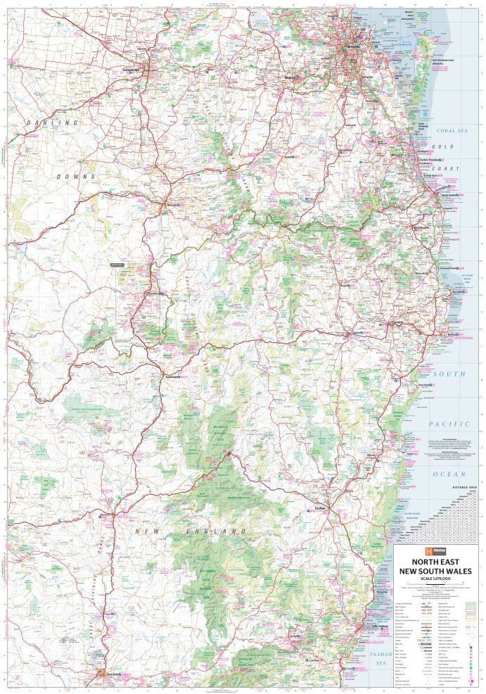 North East New South Wales Map Books Maps A247 Gear   North East New South Wales Map Hema Maps A247 Gear 570349 