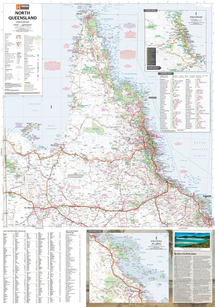 Load image into Gallery viewer, North Queensland Map | Hema Maps | A247 Gear
