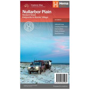 Nullarbor Plain - Eastern Map - Border Village to Port Pirie | Hema Maps | A247 Gear