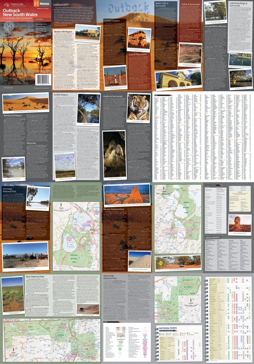 Outback New South Wales Map | Hema Maps | A247 Gear