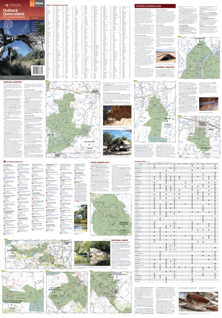 Outback Queensland Map | Hema Maps | A247 Gear
