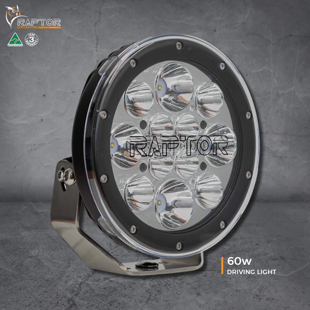 Raptor 60W 7? LED Driving Light | Raptor | A247 Gear