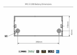Revolution Power 12v 200Ah Lithium Battery | Revolution Power | A247 Gear