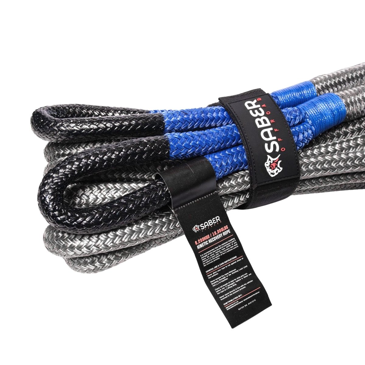 Saber Kinetic Recovery Rope - 8,000KG | Saber Offroad | A247 Gear