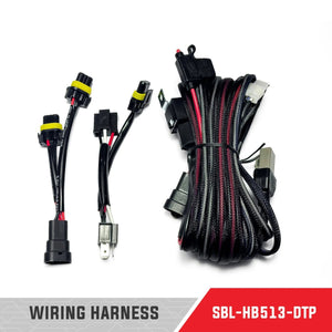 Saber Universal Heavy Duty Single Bar Lamp Wiring Harness suits 140W or Greater Light Bars | Saber Offroad | A247 Gear