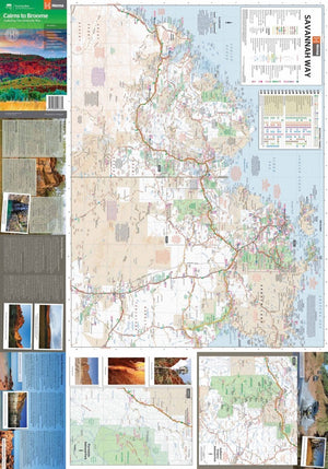 Savannah Way - Cairns to Broome Map | Hema Maps | A247 Gear