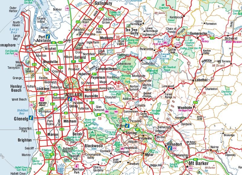 South Australia State Map | Hema Maps | A247 Gear