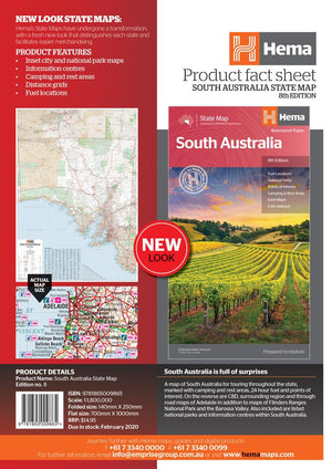 South Australia State Map | Hema Maps | A247 Gear