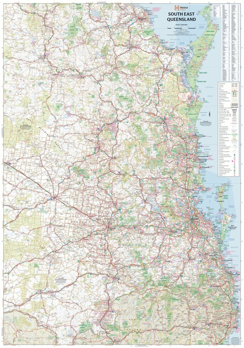 Load image into Gallery viewer, South East Queensland Map | Hema Maps | A247 Gear
