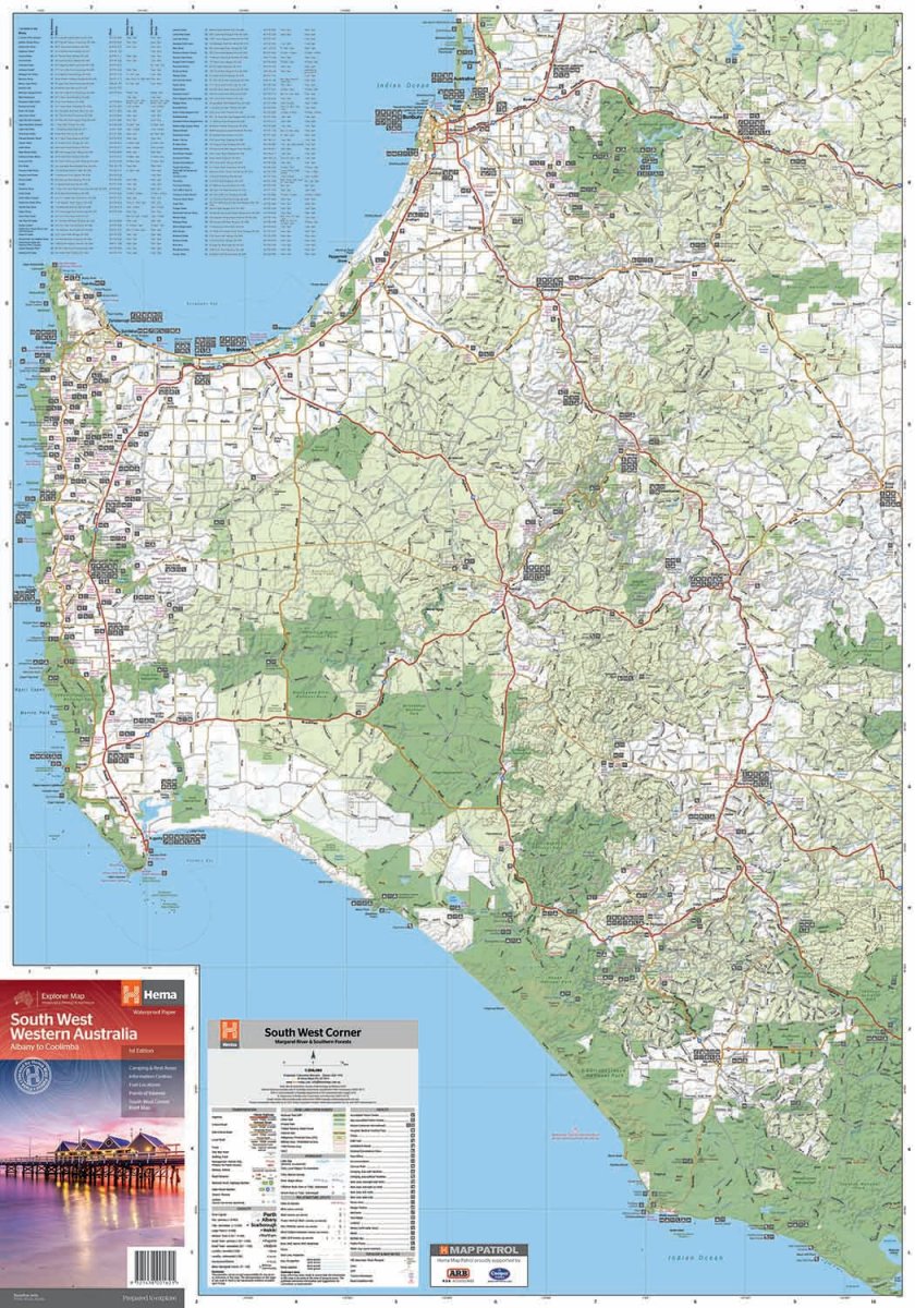 South West Western Australia Map | Hema Maps | A247 Gear
