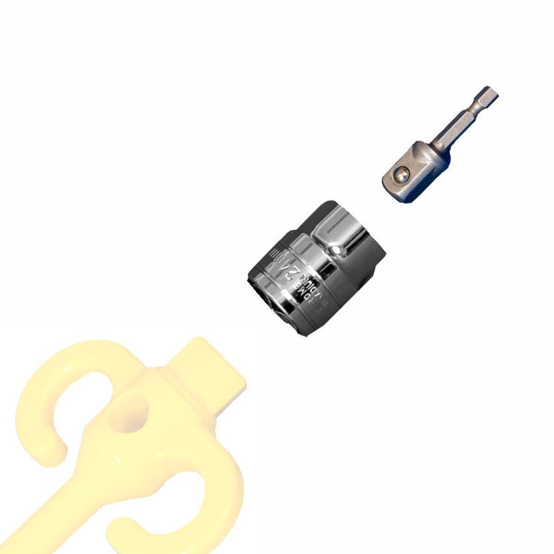 Load image into Gallery viewer, SUPAPEG - 24mm Socket + Drill Adaptor for Screw Sand Pegs | Supapeg Australia | A247 Gear
