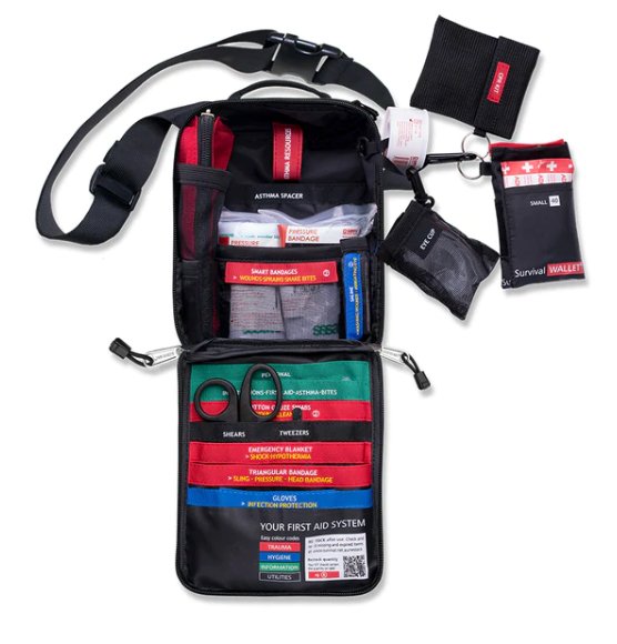 Load image into Gallery viewer, SURVIVAL Grab &amp; Go First Aid KIT | Survival Emergency Solutions | A247 Gear
