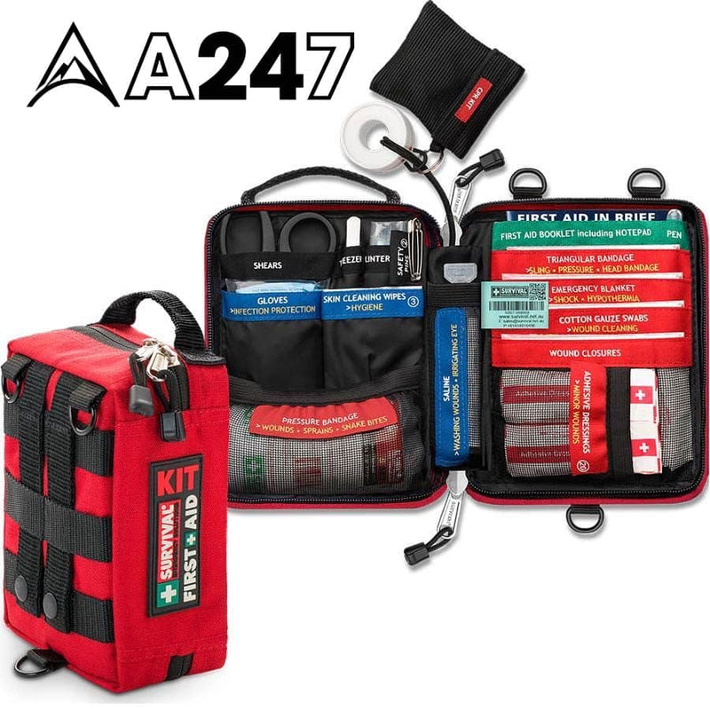 Load image into Gallery viewer, SURVIVAL HANDY FIRST AID KIT | Survival Emergency Solutions | A247 Gear
