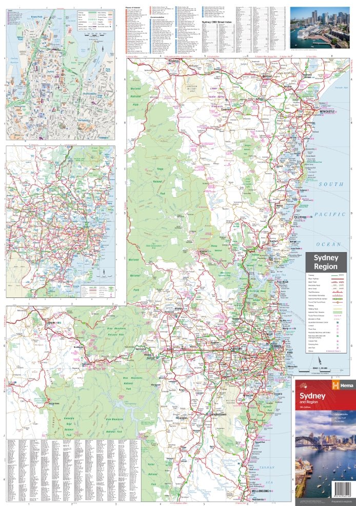 Sydney & Region Map | Hema Maps | A247 Gear