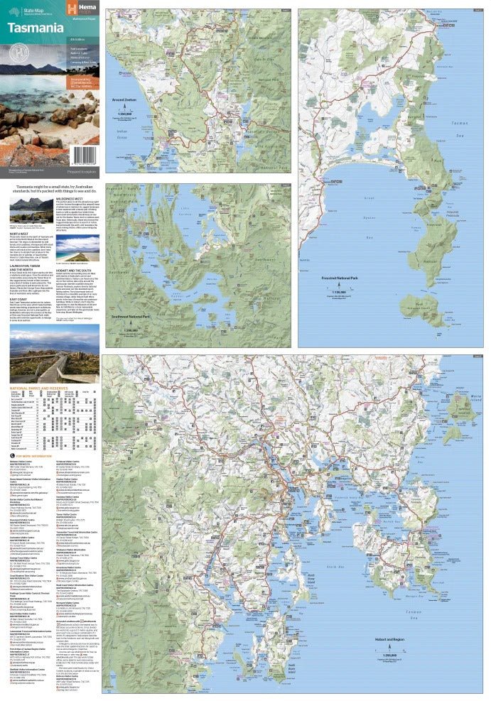 Load image into Gallery viewer, Tasmania State Map | Hema Maps | A247 Gear
