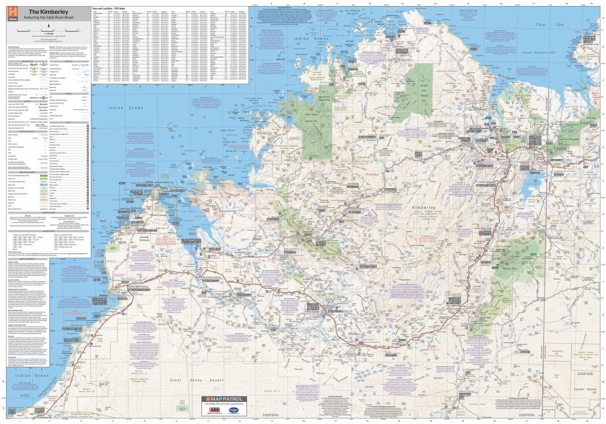 The Kimberley Map | Hema Maps | A247 Gear