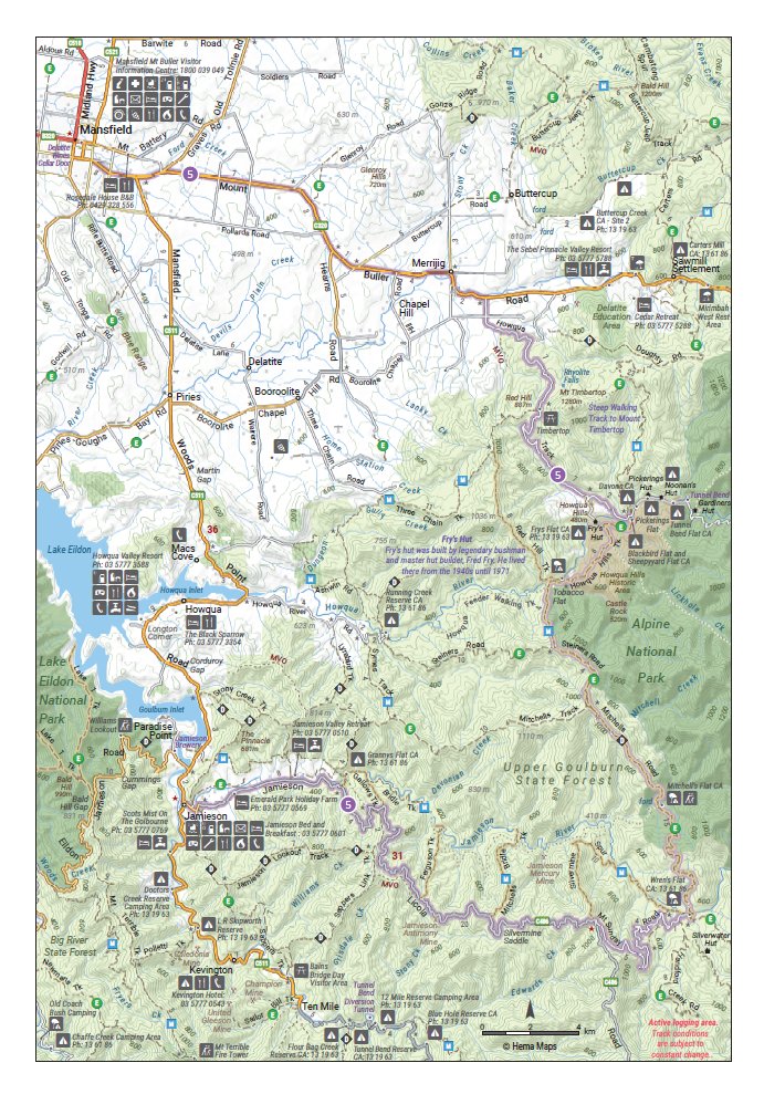 The Victorian High Country Atlas & Guide | Hema Maps | A247 Gear